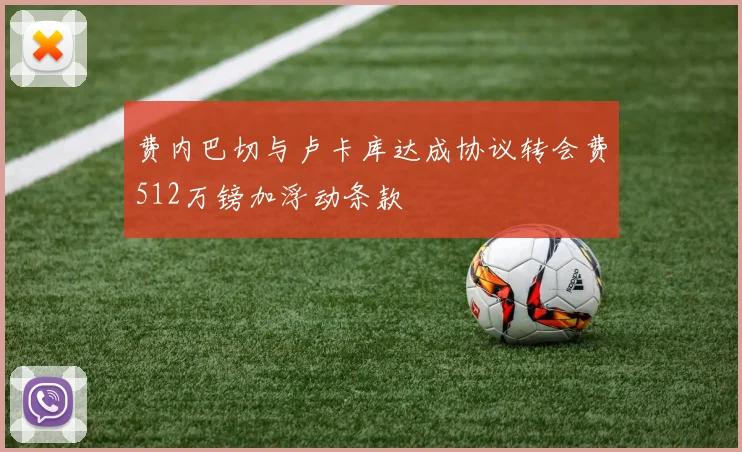 费内巴切与卢卡库达成协议转会费512万镑加浮动条款